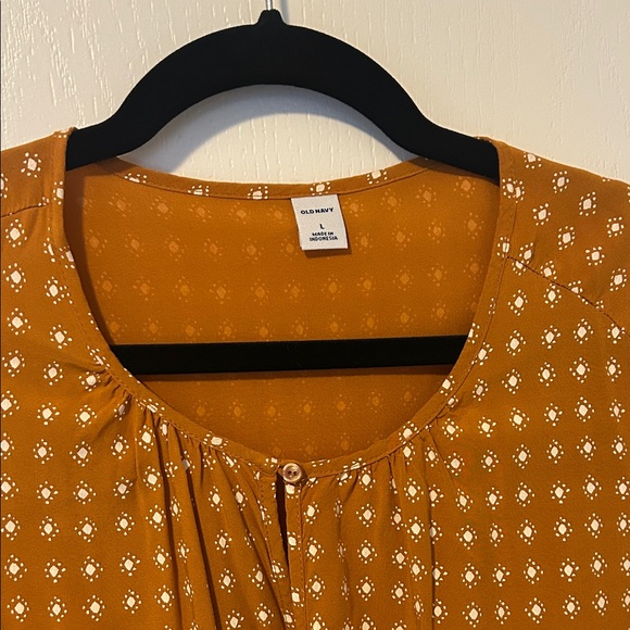 Old Navy Golden Long Sleeve Dress - Picture 2 of 4